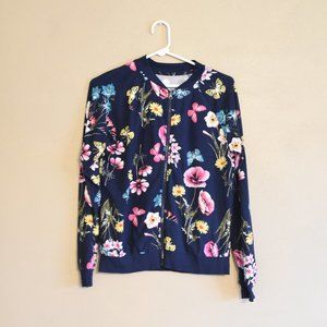 Wonder Nation - Floral Print - Full Zip - XL - Girl's Sweater